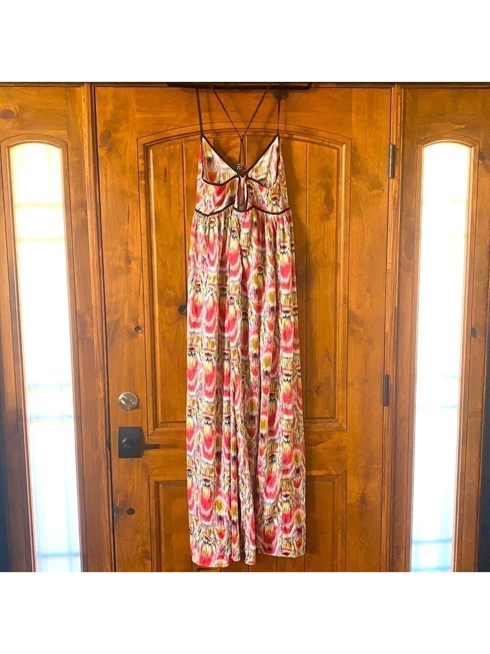C-Lective Absrtact Floral Printed Maxi Dress - Picture 2 of 8